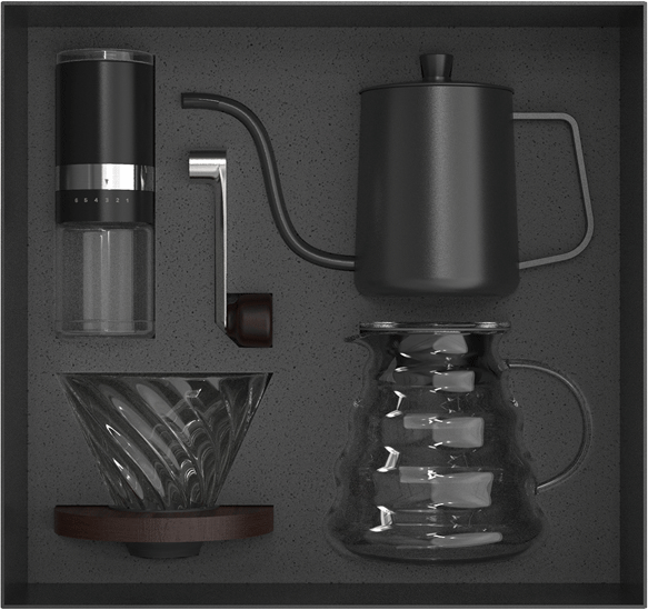 Arabic Style 4pcs Coffee Set - CasaCafé