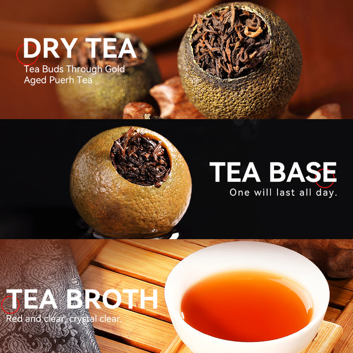 Premium Quality Chinese Famous Tangerine Pu'er Tea Bag - CasaCafé