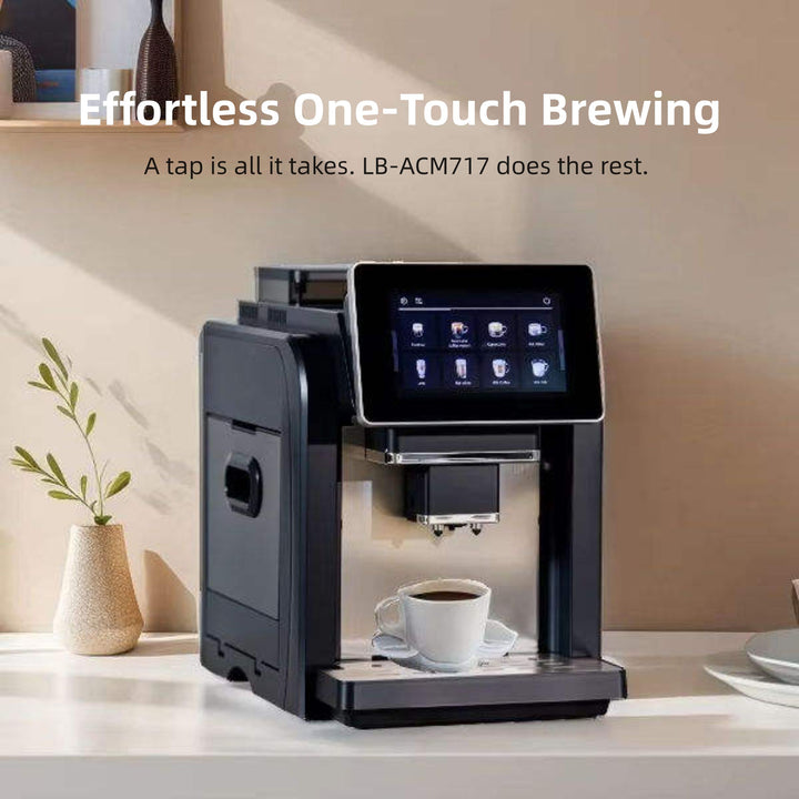 Longbank Professional Touch Screen Espresso Coffee Maker Machine - CasaCafé