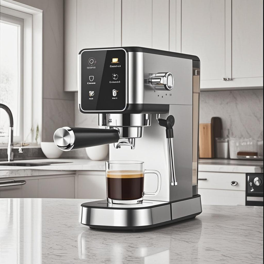 All-in-One Electric High Pressure Espresso & Steam Coffee Machine - CasaCafé